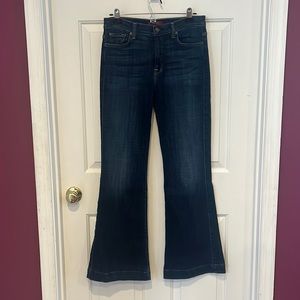 For All Mankind: Wide Leg Flared Jeans